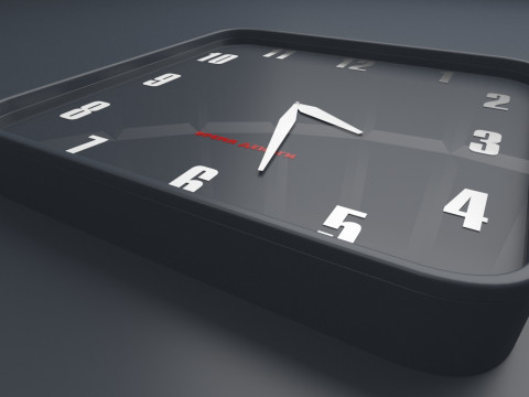 Wall clock Modelo 3D