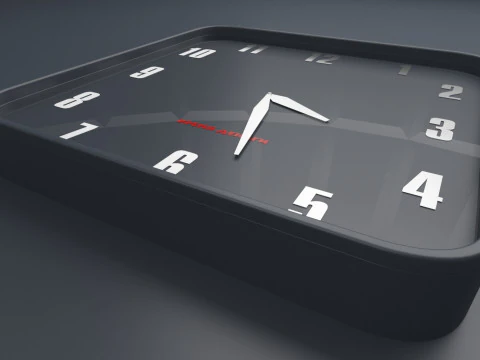 Wall clock 3D Model