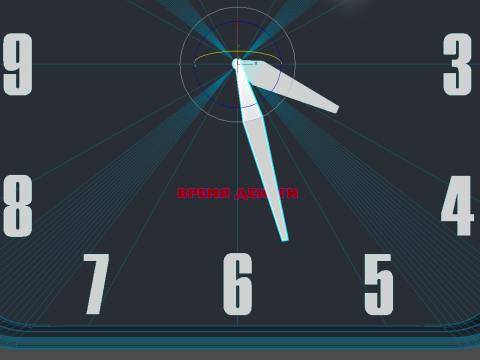 Wall clock Modelo 3D