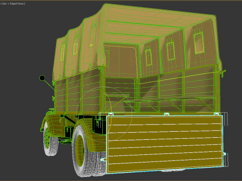 Opel Blitz -1940 3DsMax 2021 V-Ray 3D Model