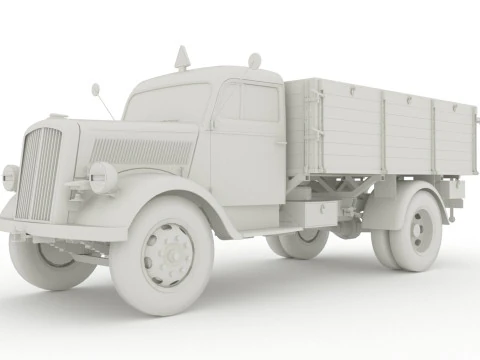 Opel Blitz - 1940 3Dsmax 2020 3D Model