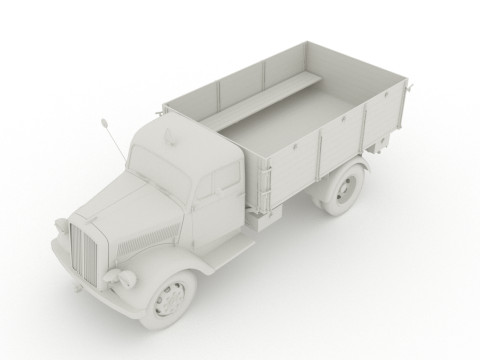 Opel Blitz - 1940 3Dsmax 2020 3D 模型