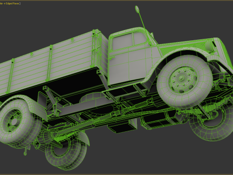 Opel Blitz - 1940 3Dsmax 2020 3D 模型