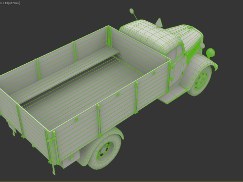 Opel Blitz - 1940 3Dsmax 2020 3D 模型
