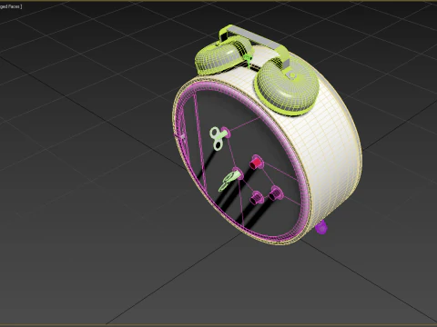 Alarm clock 3Dsmax 2021 3D Model