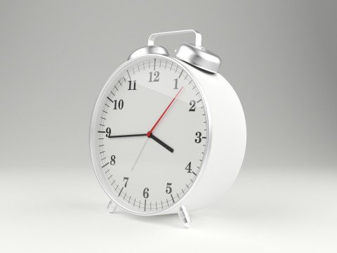 Alarm clock 3Dsmax 2021 3D 모델