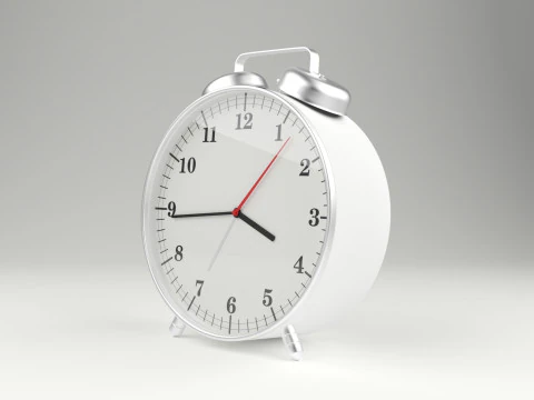 Alarm clock 3Dsmax 2021 3D Model