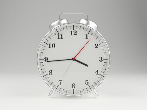 Alarm clock 3Dsmax 2021 3D 모델