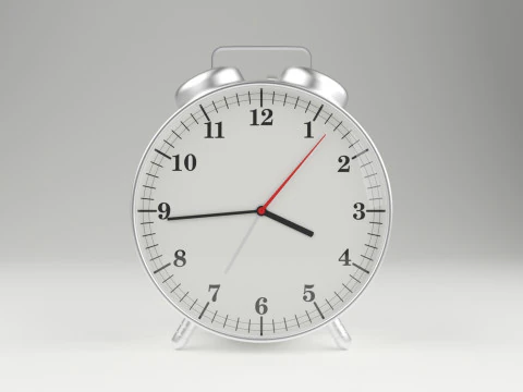 Alarm clock 3Dsmax 2021 3D Model