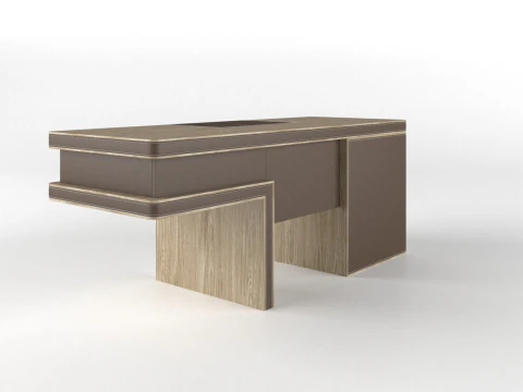 Office Table 3DsMax 2021 3D Model