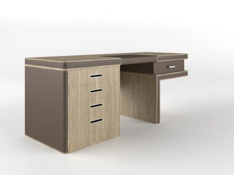 Office Table 3DsMax 2021 3D Model