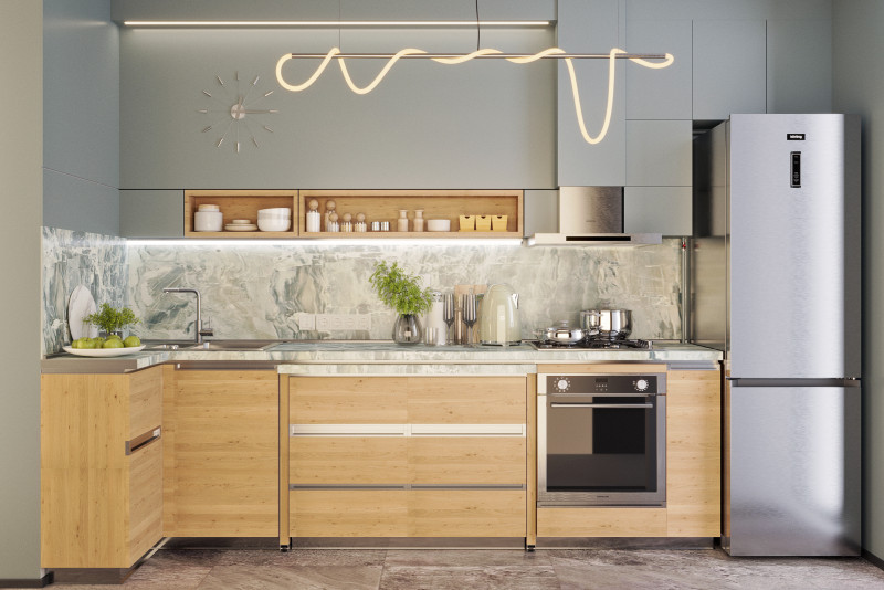 Kitchen detailed model - 3DsMax 2021 V-Ray 3D Model .c4d .max .obj .3ds .fbx .stl .blend 