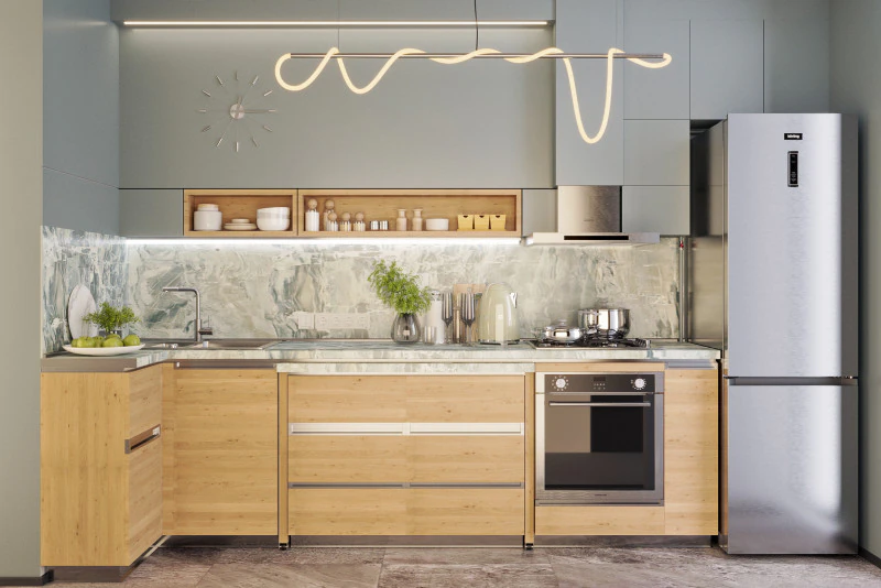 Kitchen detailed model - 3DsMax 2021 V-Ray 3D Model .c4d .max .obj .3ds .fbx .stl .blend 