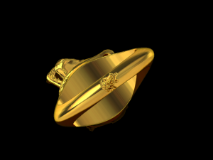 wolf ring Modelo de Impressão 3D