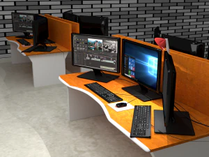 Paketb&uuml;ro-Geek 3D Modell