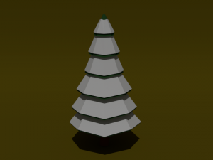 pack of trees low poly Modelo 3D
