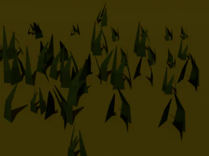 pack of trees low poly 3D Model