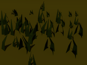 pack of trees low poly Modelo 3D