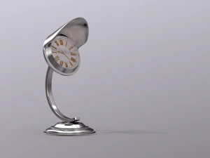 стол с часами 3D Модель