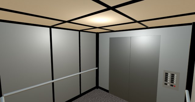 simple elevator assets Modelo 3D .c4d .max .obj .3ds .fbx .stl .blend