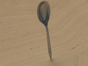 a spoon 3D Model
