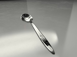 a spoon 3D Model