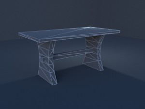 bloody table 3D Model