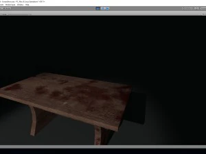 bloody table 3D Model