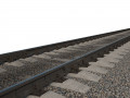 Train Railway P50 25m 3Dモデル