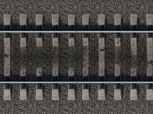 Train Railway P50 25m 3Dモデル