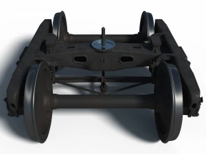 Train Bogie 18-100 3D Model