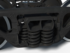 Train Bogie 18-100 Model 3D