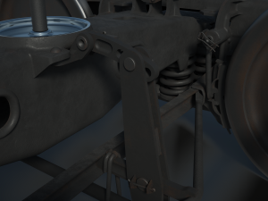 Train Bogie 18-100 Model 3D
