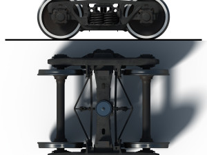 Train Bogie 18-100 Model 3D