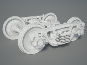 Train Bogie 18-100 Model 3D