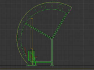 modern bus stop pavilion 3D Model
