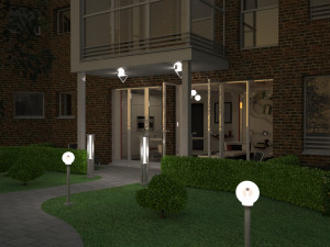 modern dining room interior Modèle 3D