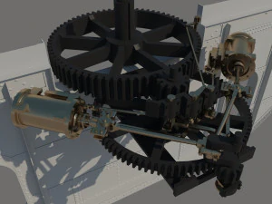 uss monitor ironclad 3D Model