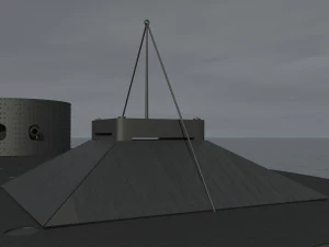 uss monitor ironclad 3D Model
