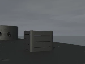 uss monitor ironclad 3D Model