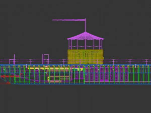 uss monitor ironclad 3D Model