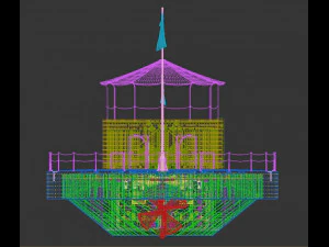 uss monitor ironclad 3D Model