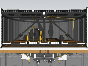 uss monitor ironclad 3D Model