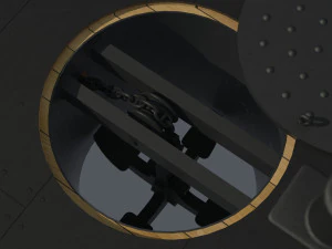 uss monitor ironclad 3D Model