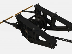 uss monitor ironclad 3D Model