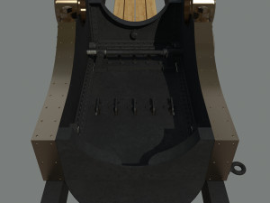 11-inch Dahlgren Cannon 3D Model