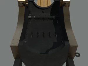 11-inch Dahlgren Cannon 3D Model