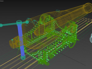 11-inch Dahlgren Cannon 3D Model