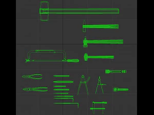 hand tools vol1 3D Model