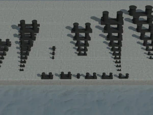 bitts 3D Model